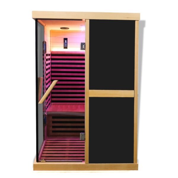 Double person V-shaped far infrared sauna room - Image 2